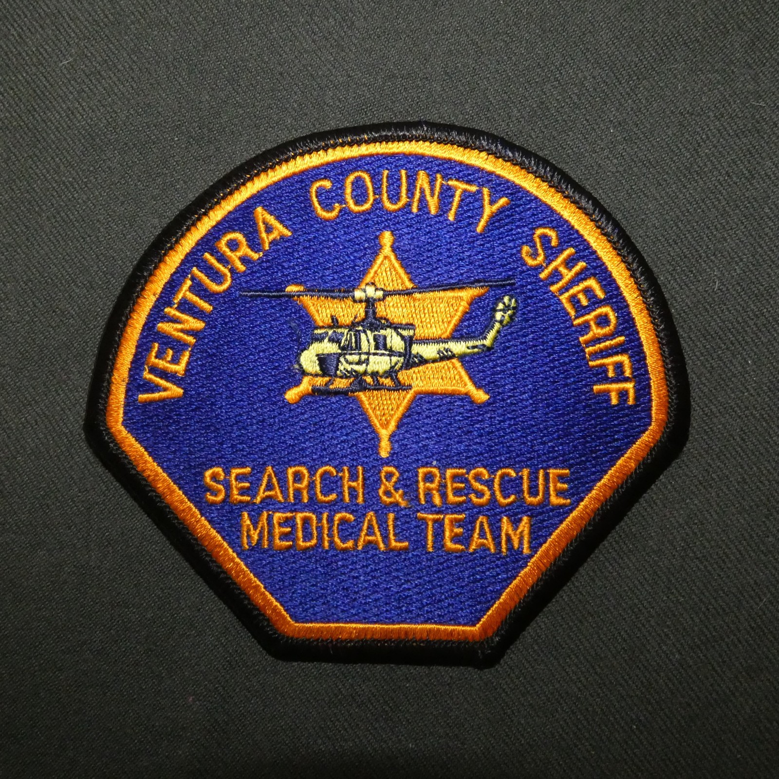 Original Ventura County Sheriff's Department Search & Rescue Medical Team Patch