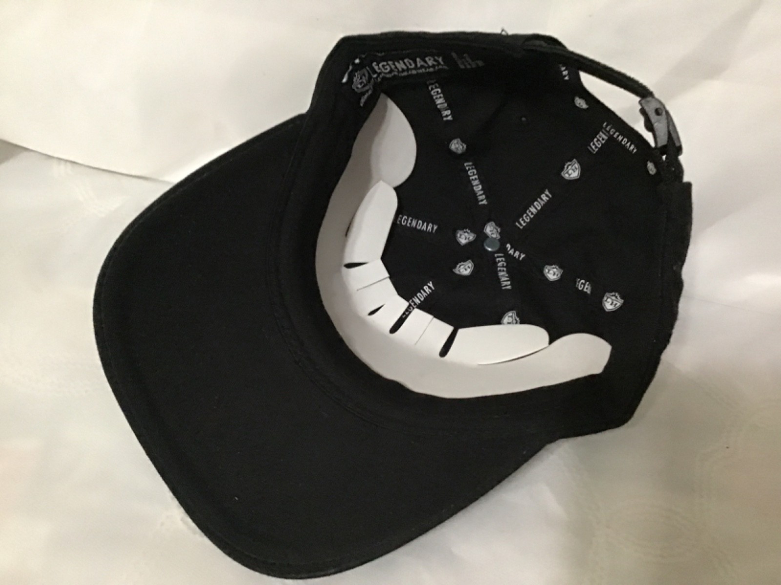 Legendary headwear black adjustable strapback hat, "Get out & Golf" hat, NEW