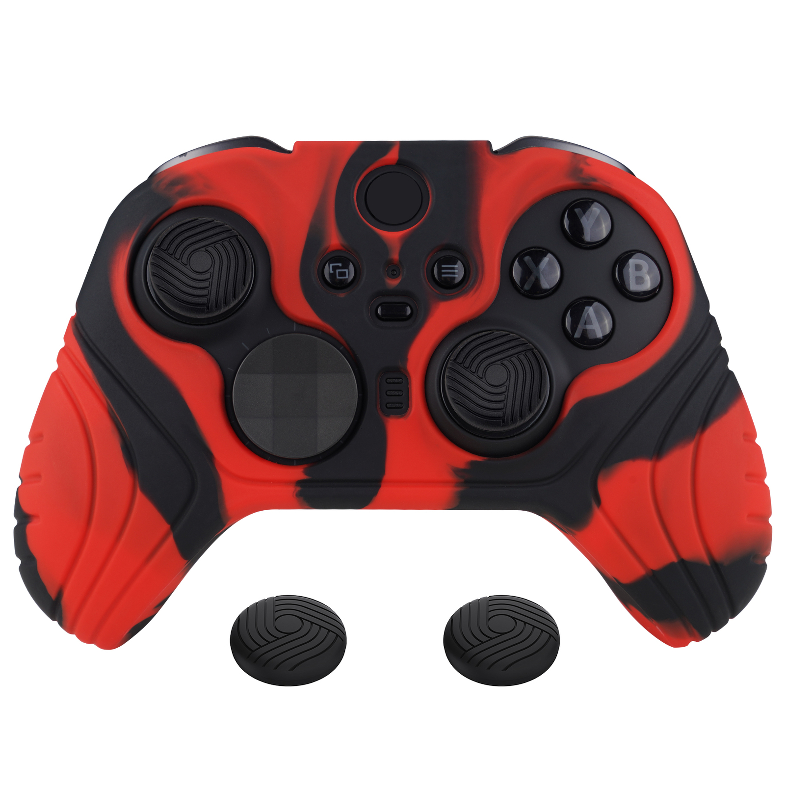 Anti Slip Silicone Case w/Thumb Grip Caps for Xbox Elite Series 2 Controller