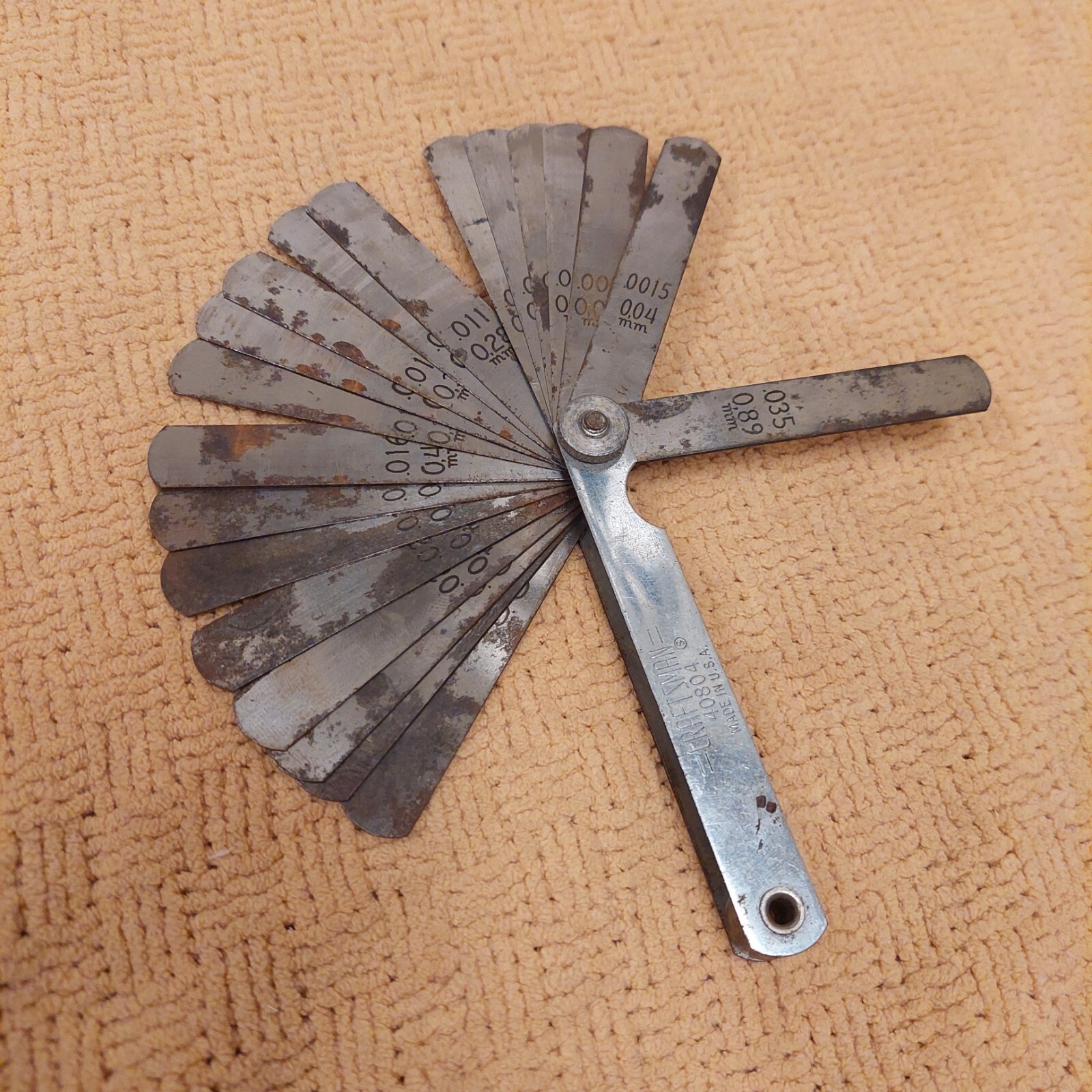 CRAFTSMAN Feeler gauge 40804 Thickness Tool vintage