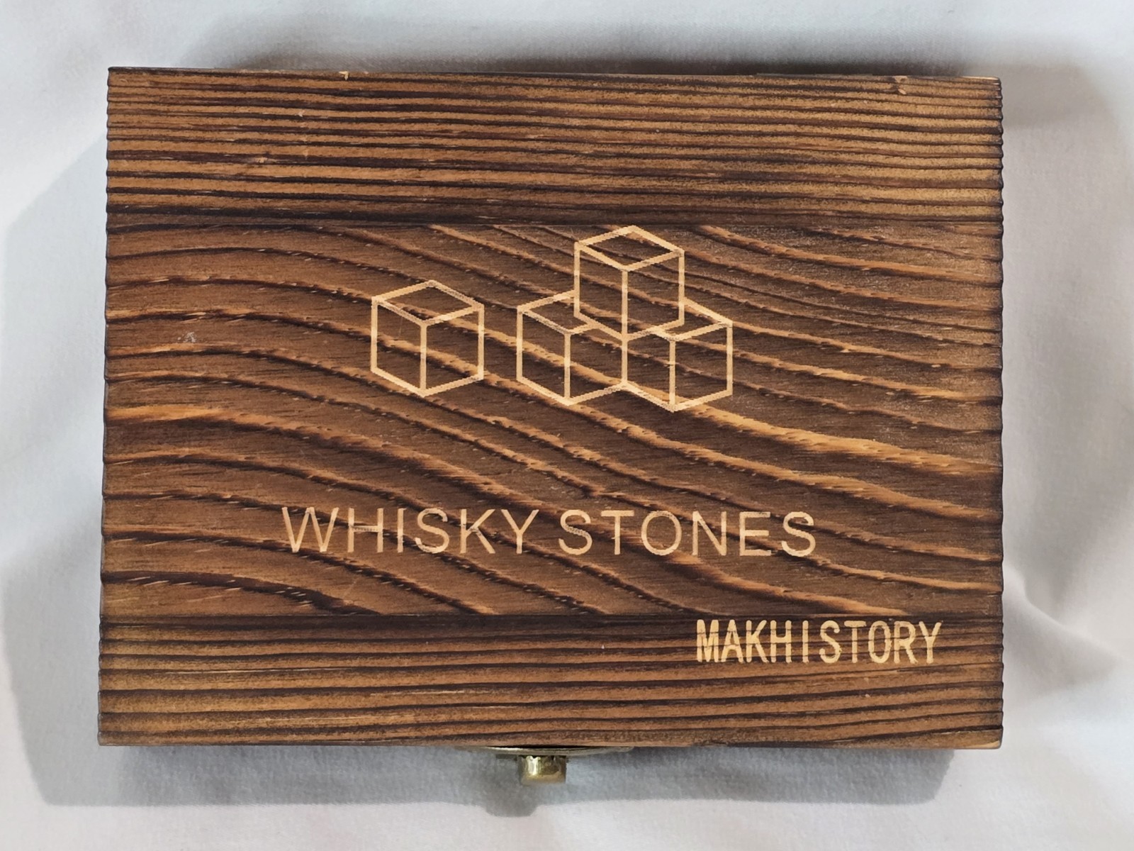 Makhistory Whiskey Stones Wood Box Set
