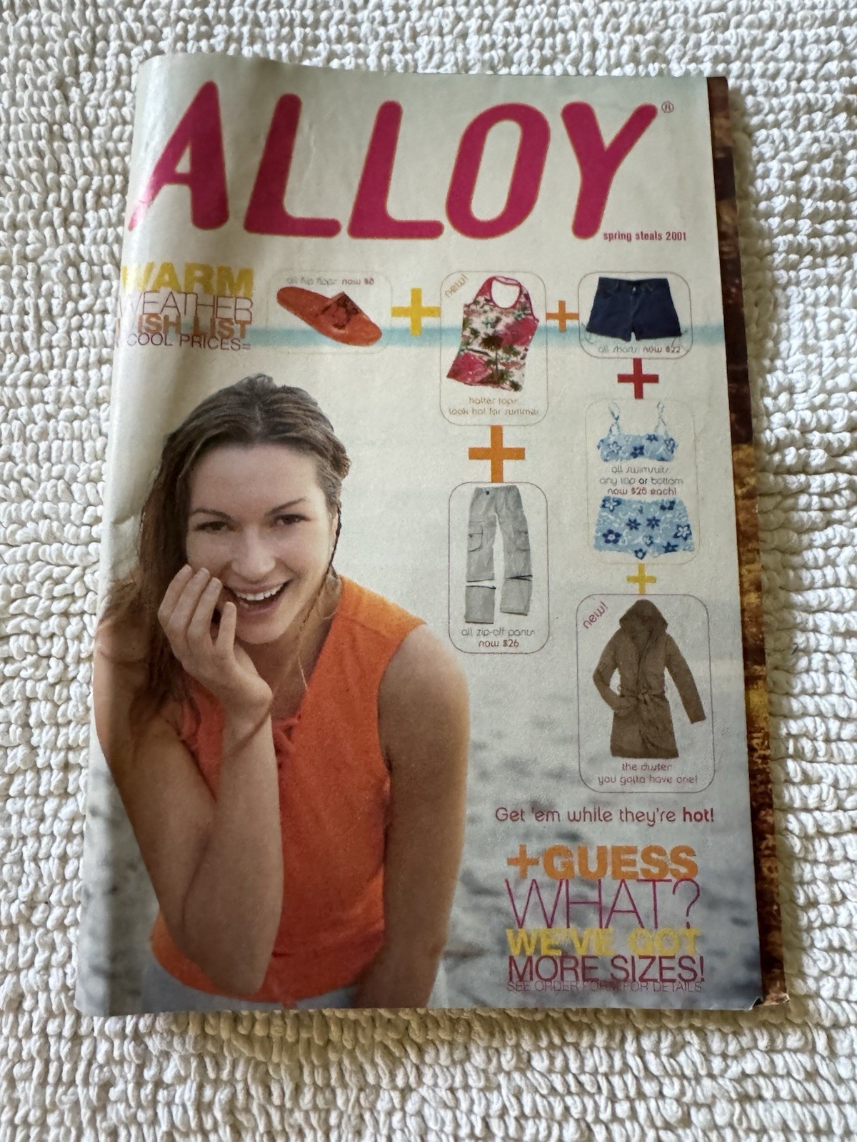 ALLOY TEEN FASHION CLOTHING CATALOG SPRING STEALS 2001 52 Pages
