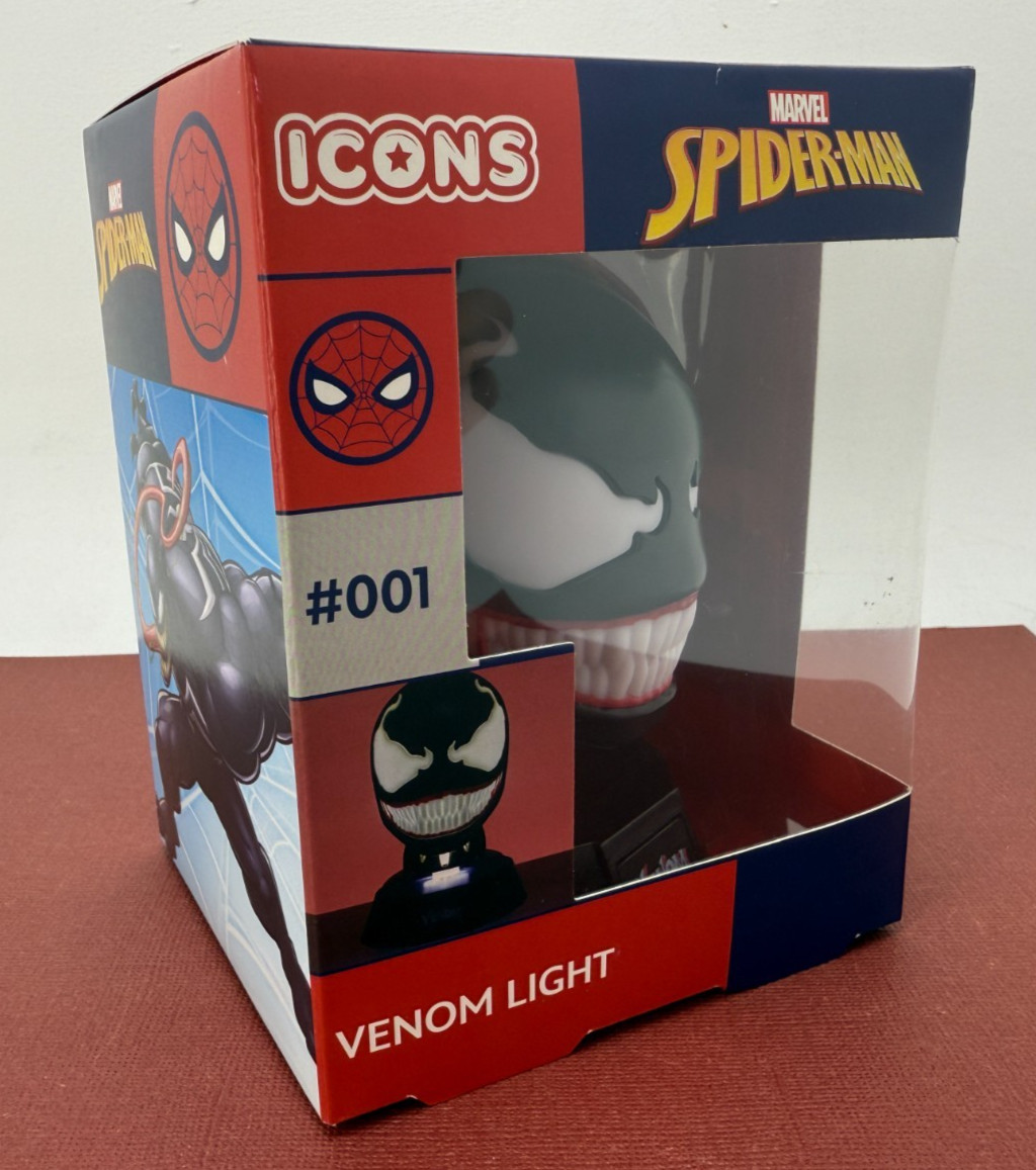 Icons Marvel ☆ Spider-Man ☆ #001 Venom : Lamp / Night Light - Battery Operated