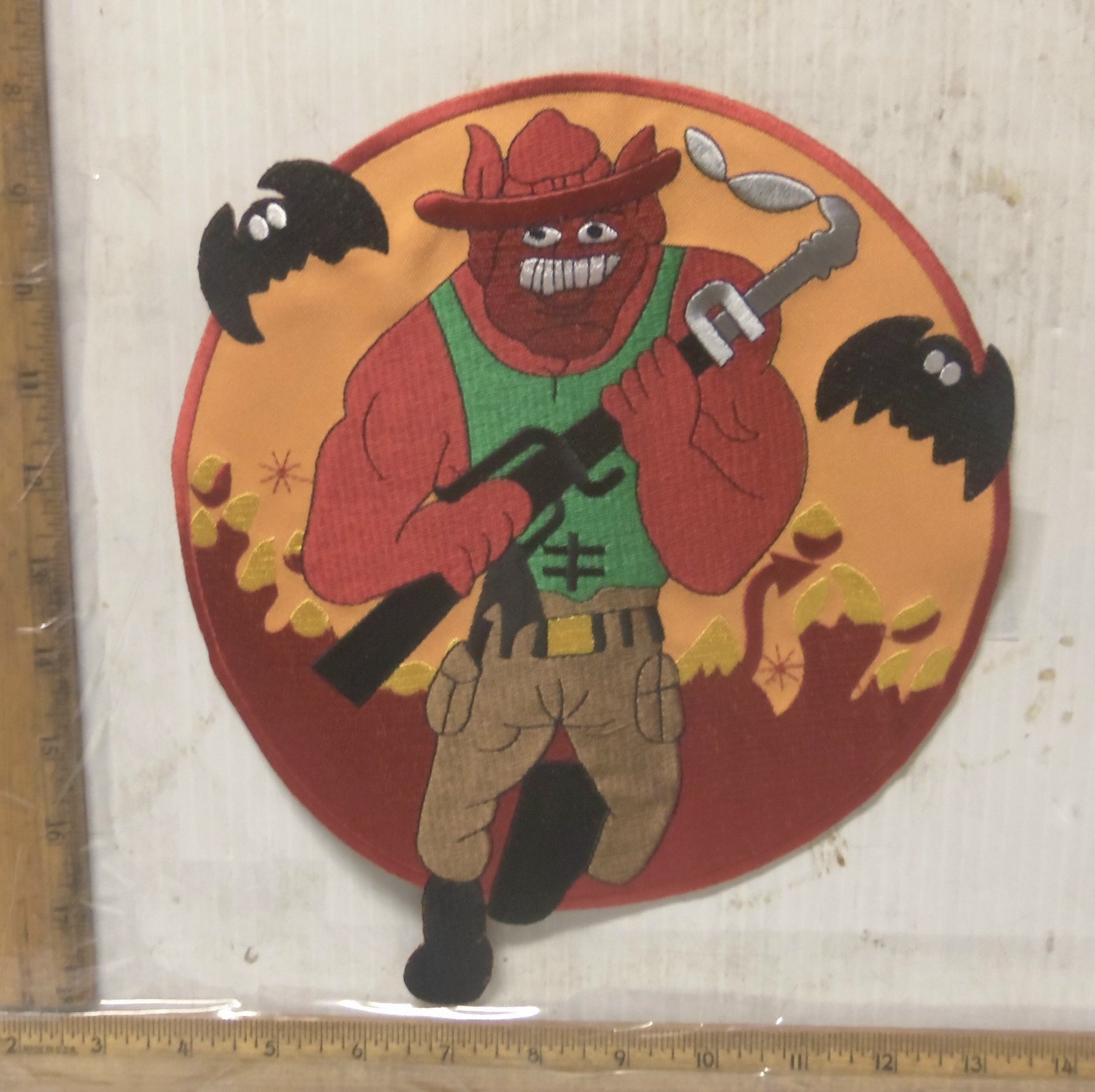 US Marine Corps - Fighting Bulldog Embroidered Back Patch