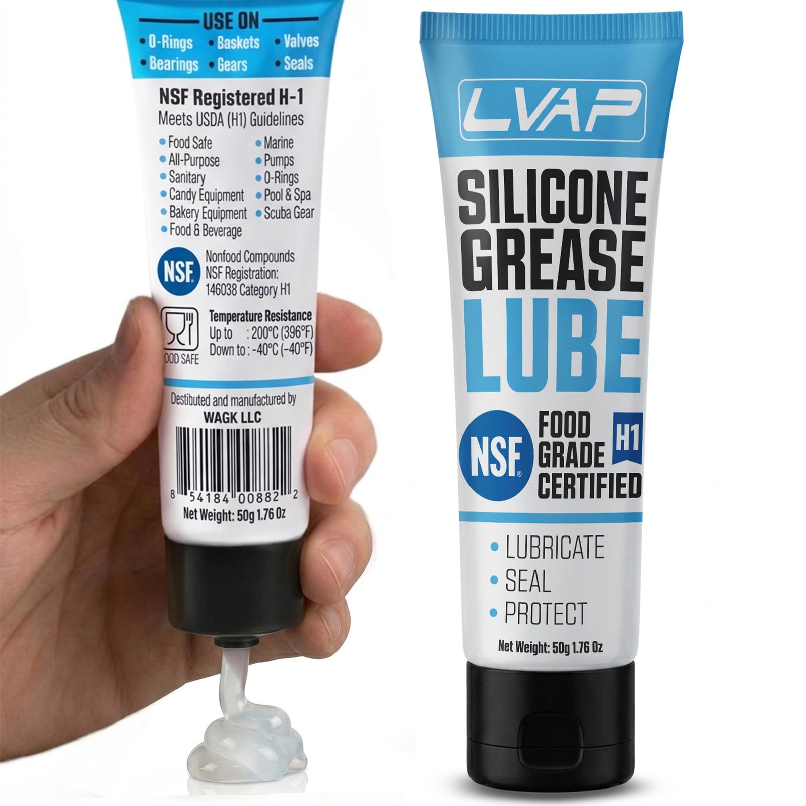 Multi-Purpose Silicone Grease: NSF Food Grade Safe, Waterproof Dielectric...