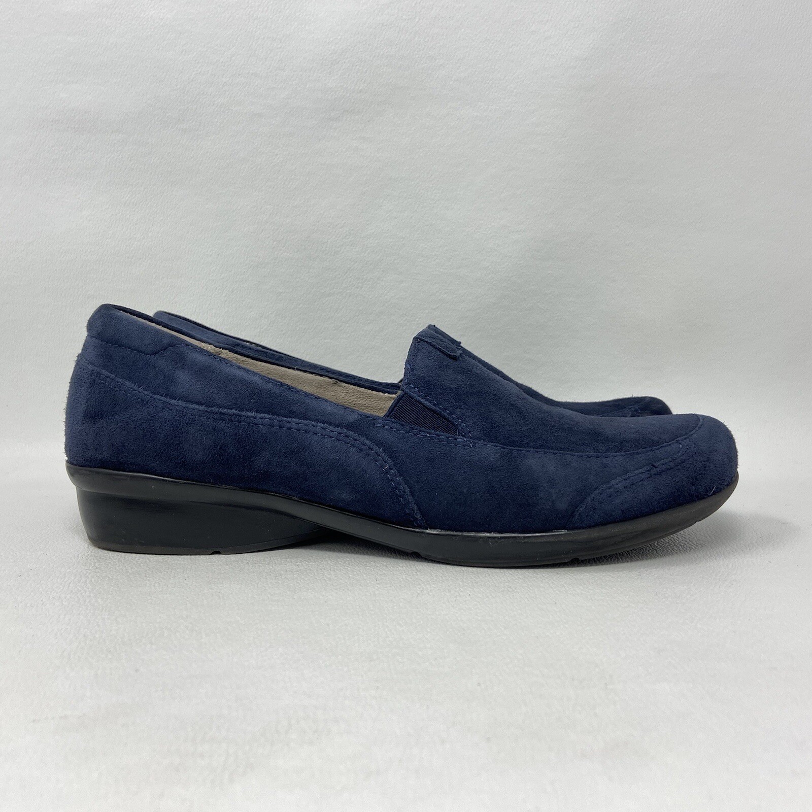 Naturalizer Channing Suede Slip On Loafers, Women's Size 7.5M, Navy