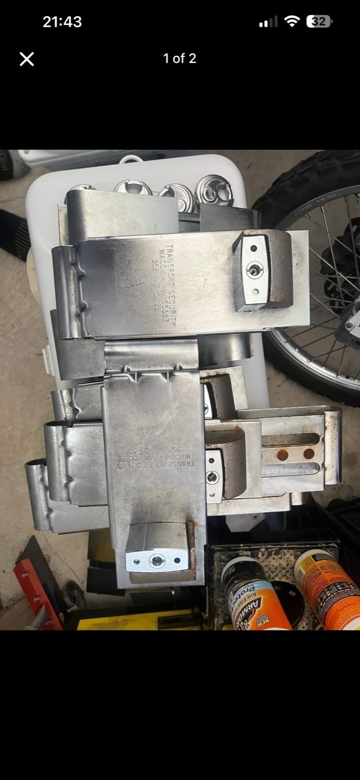 Transport Security Trailer/Container Door Lock w/ ABLOY Core – Heavy Duty