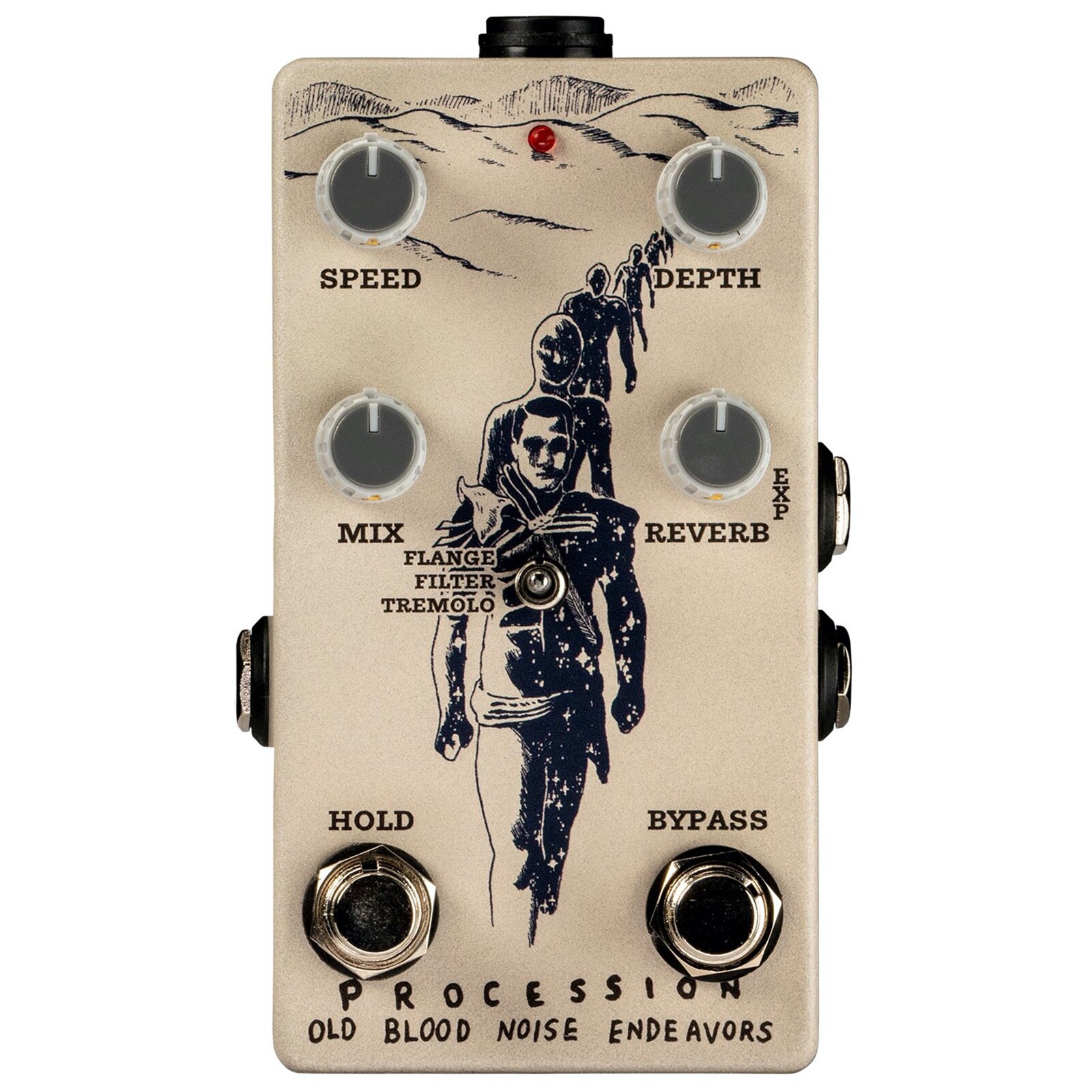 Old Blood Noise Endeavors Procession Sci Fi Reverb Guitar Effect Pedal