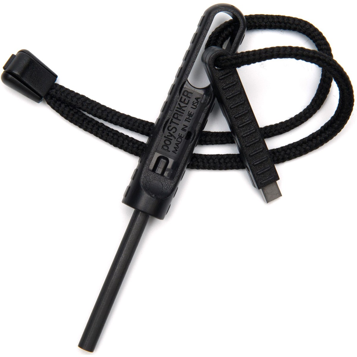 Exotac polySTRIKER Ultra-Light Ferrocerium Rod Firestarter - Black