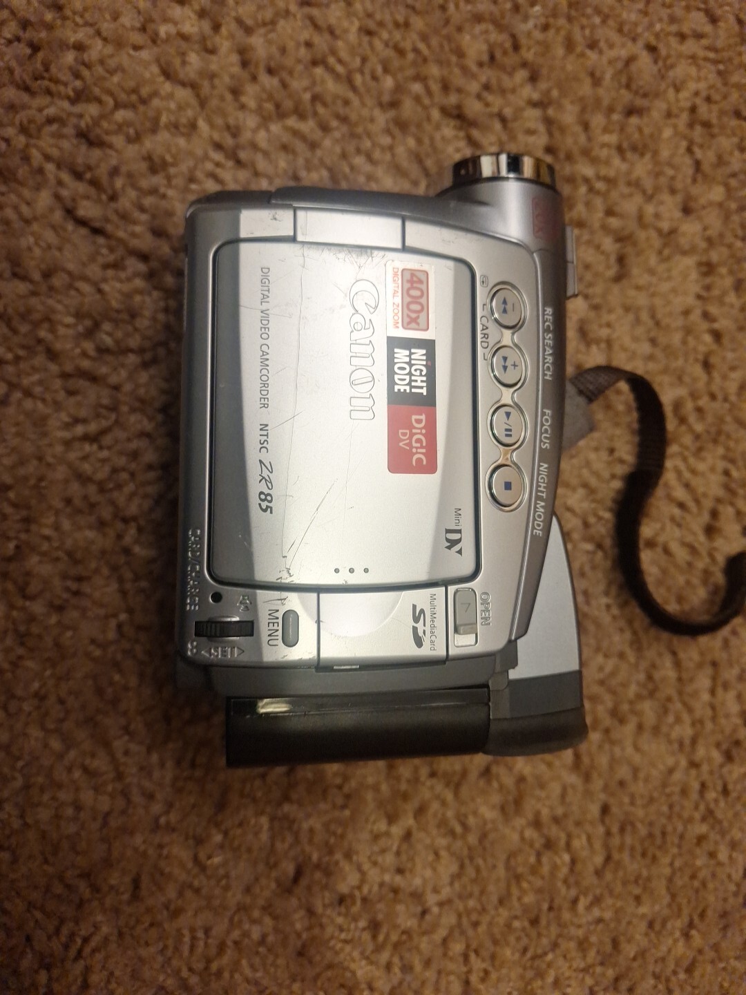 CANON ZR85 A Mini Digital Video Camcorder NO charger, UNTESTED