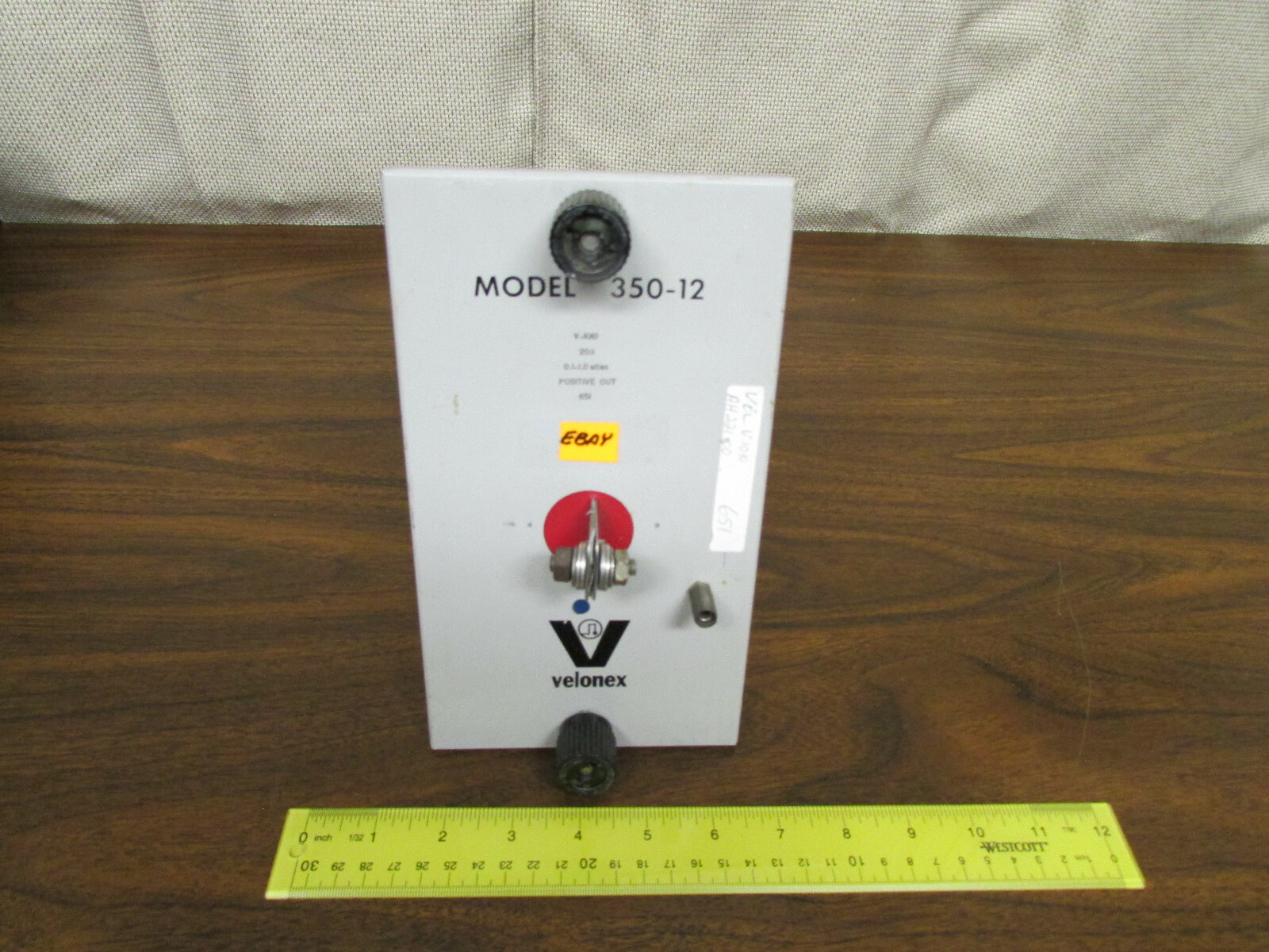 Velonex 350-12 V-1010 Pulse Generator Plug-In Module 20:1 Unit