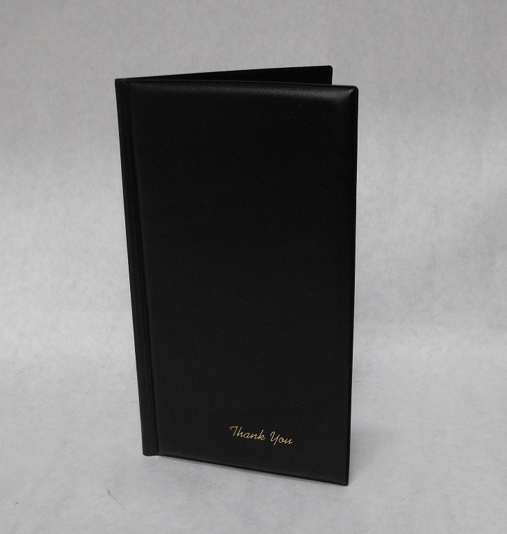 1x Black Padded GUEST CHECK PRESENTER Credit Card Bill Receipt Holder FREE SHIP