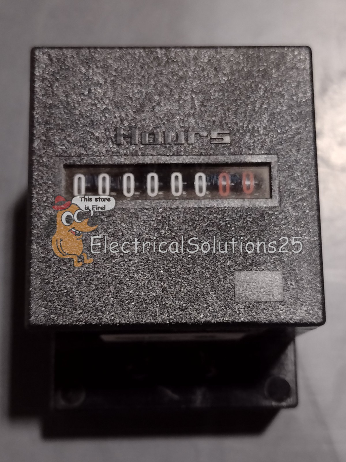 New ENMCO T32F717D 12-24VDC DIN Rail 7 Dig Hour Meter - Free Shipping
