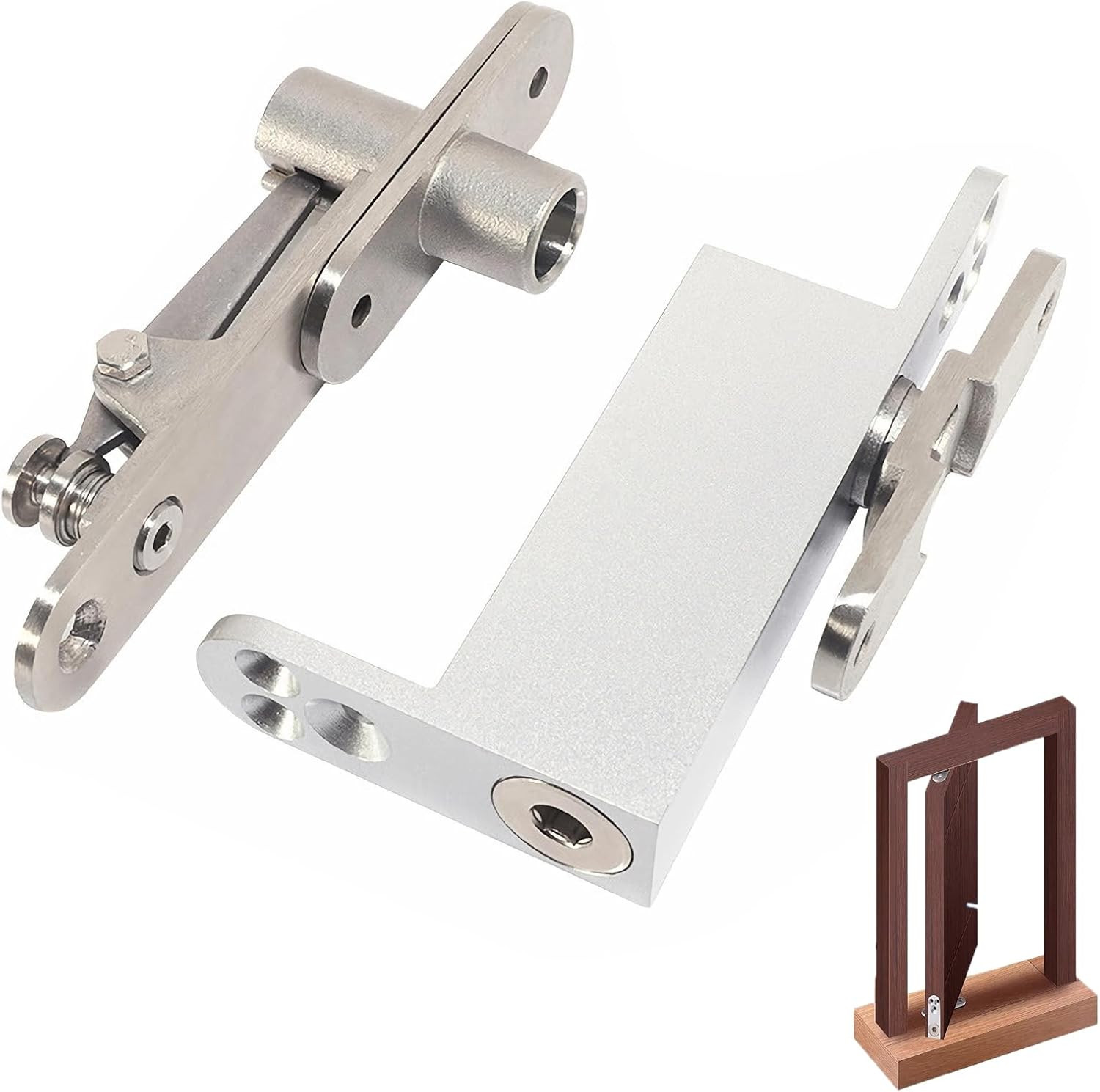 Adjustable Heavy Duty Self Closing Door Hinges - 304 Stainless Steel