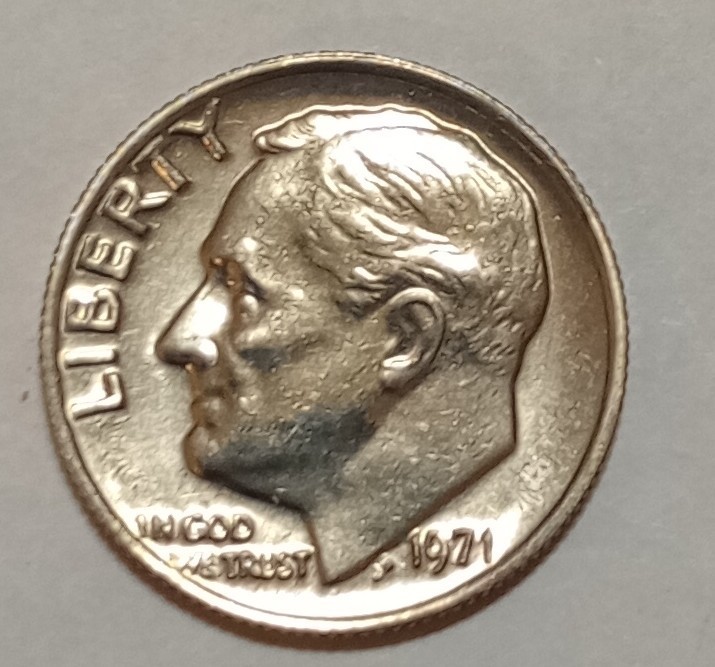 1971 Roosevelt Dime BU Uncirculated Free Shipping! Key Date!