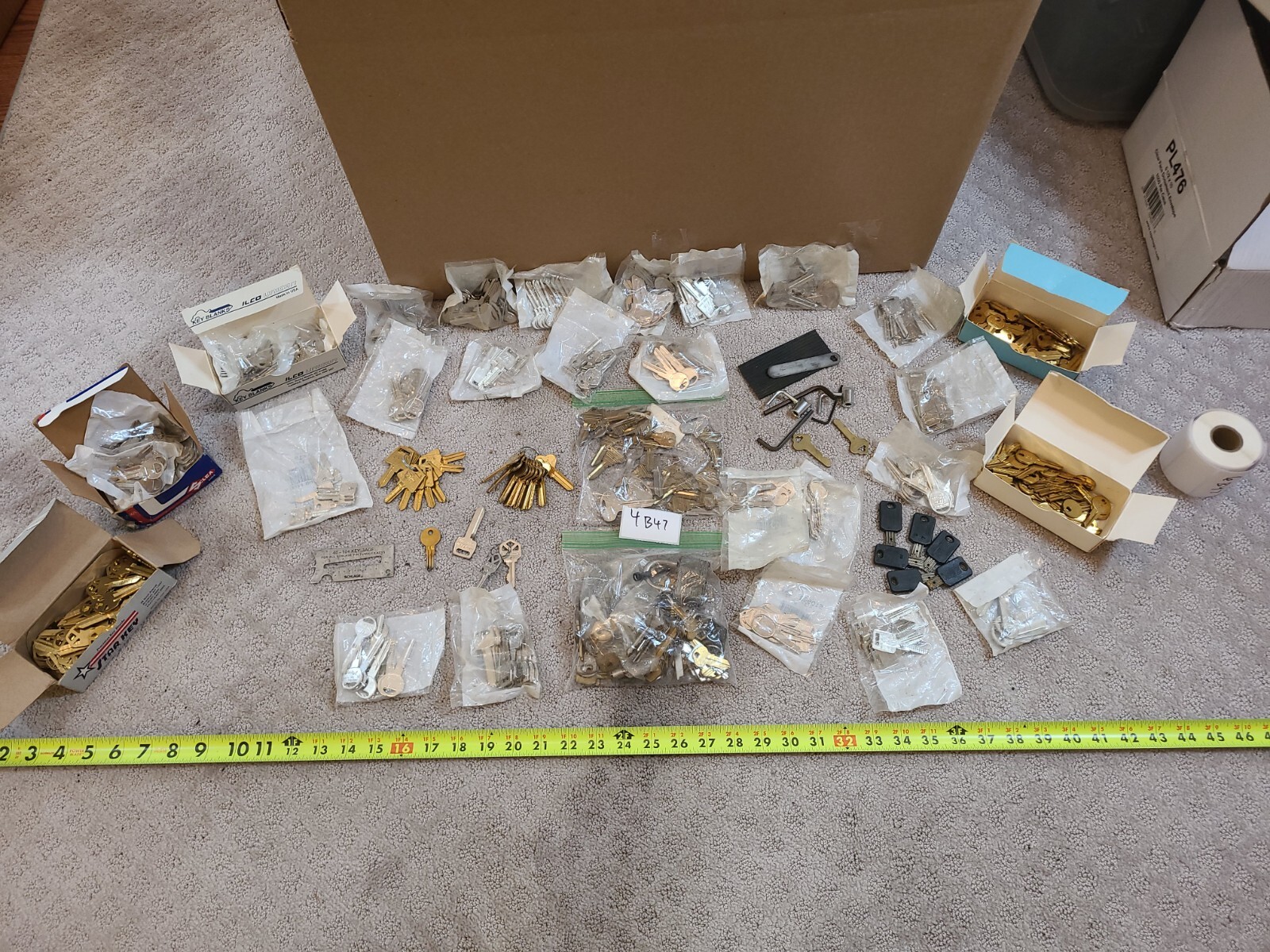 Huge Keying keys Lot Blanks Kit Professional Lock Sets 4B47