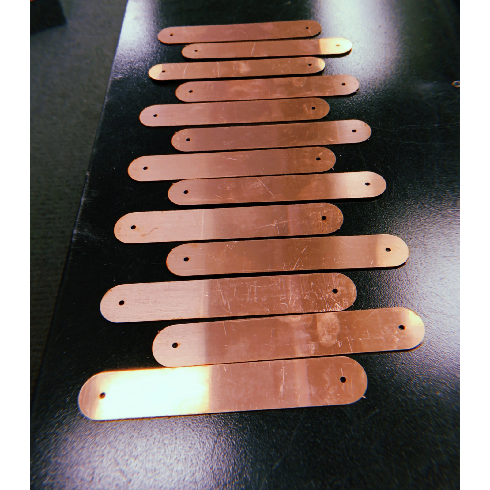 Copper Bracelet Blanks 6"x1" (5/pack)