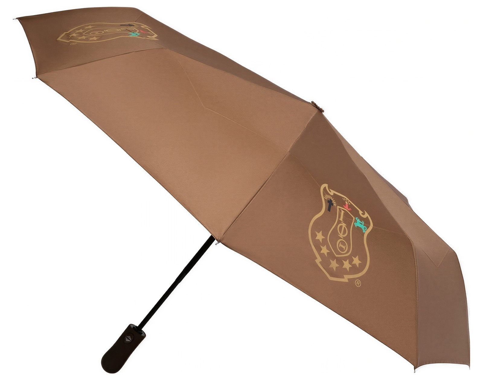 Iota Phi Theta Mini Hurricane Umbrella [Brown - 23"]