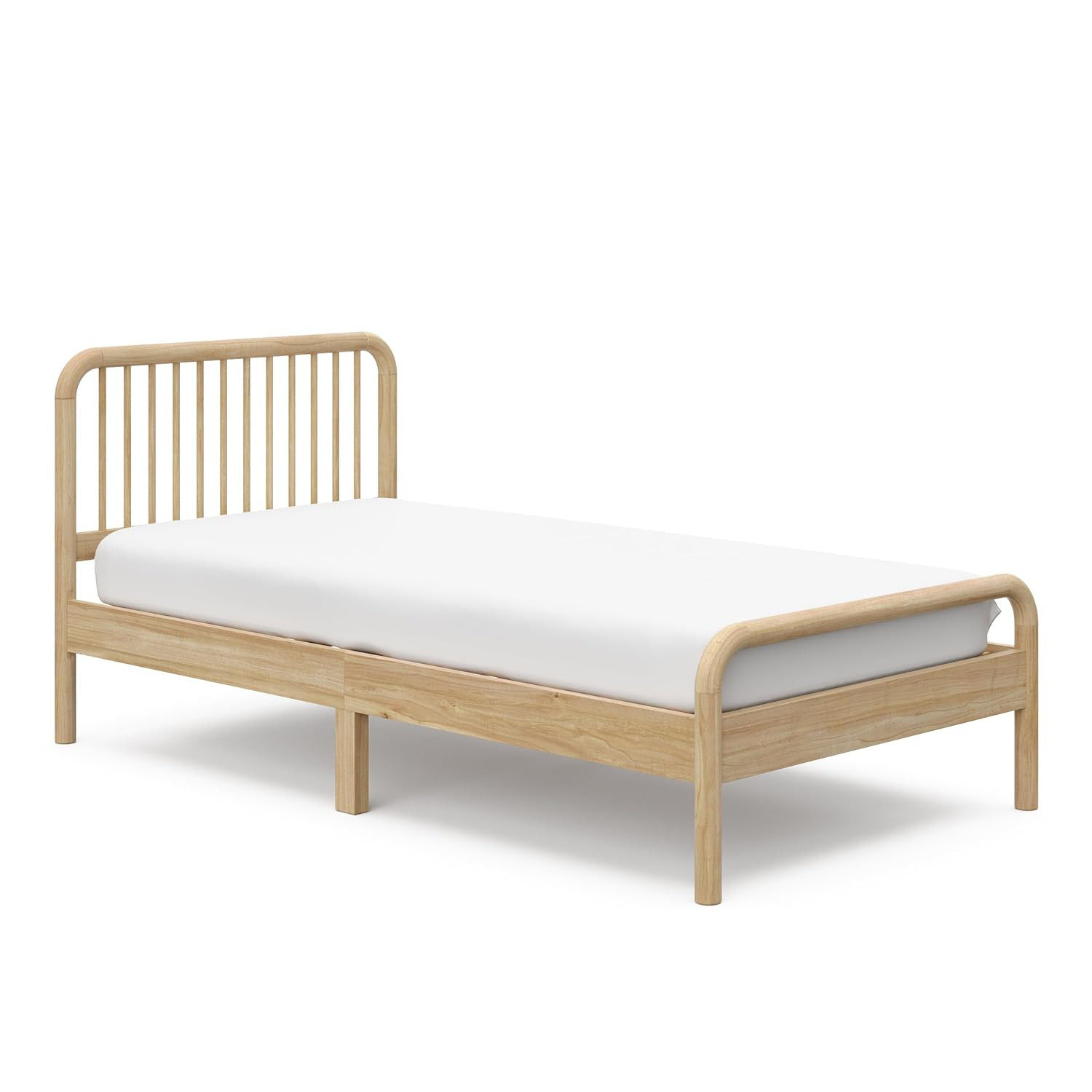 Next Porto Twin Bed - GREENGUARD Gold, Easy Assembly, Sleek Natural Design