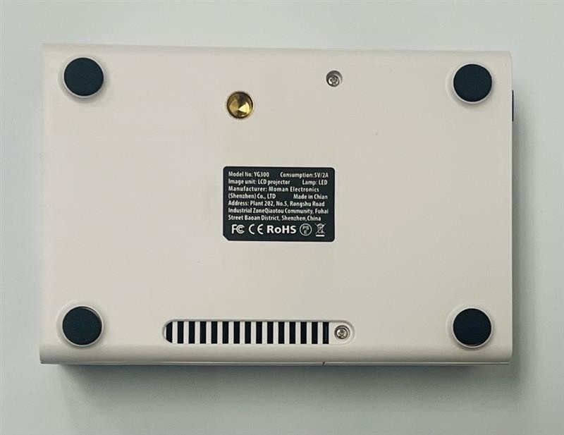 Portable White Multi-Media HD Mini LED Projector Model YG300