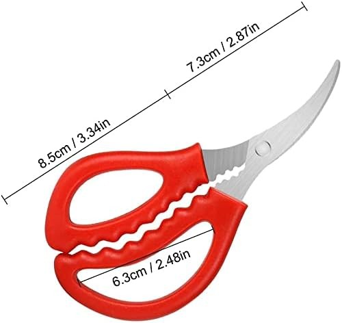 4Pcs Seafood Scissors Crab Scissors Seafood Shears Multifunctional Crab Leg