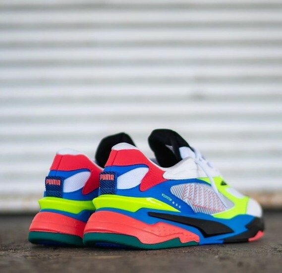 Puma RS-Fast Dazed Men's Sneaker White Bluemazin Green Blue Red