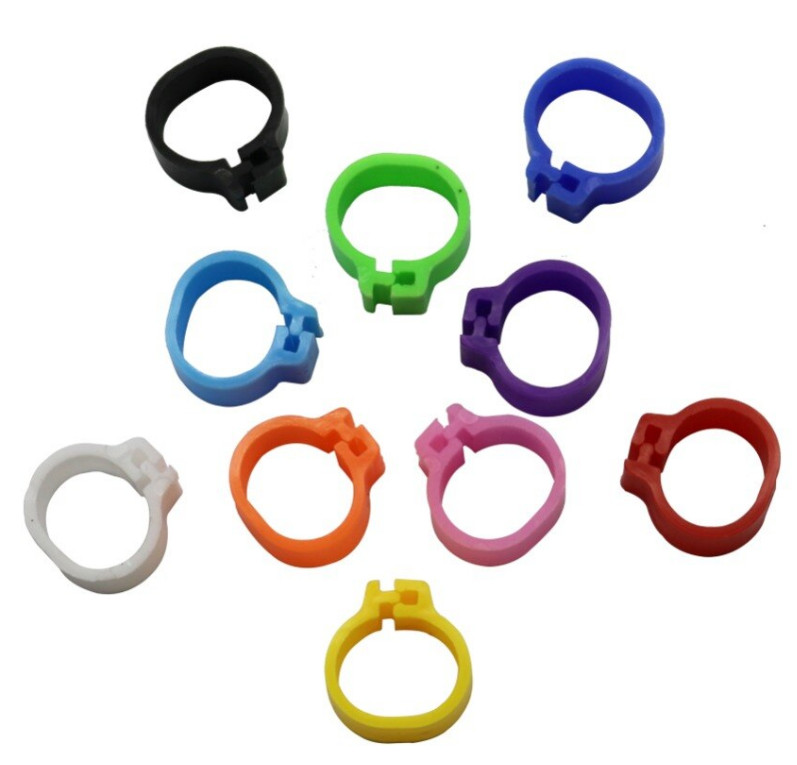 Plastic Pigeon Rings Multi Color Leg Rings For Pigeons, Lot of 30 Ring