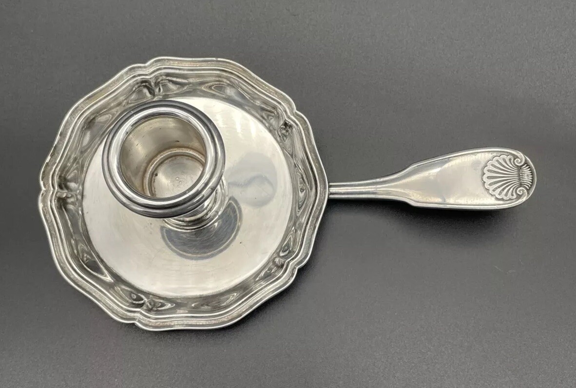 Christofle Gallia Silver plated Candlestick / Chamber stick