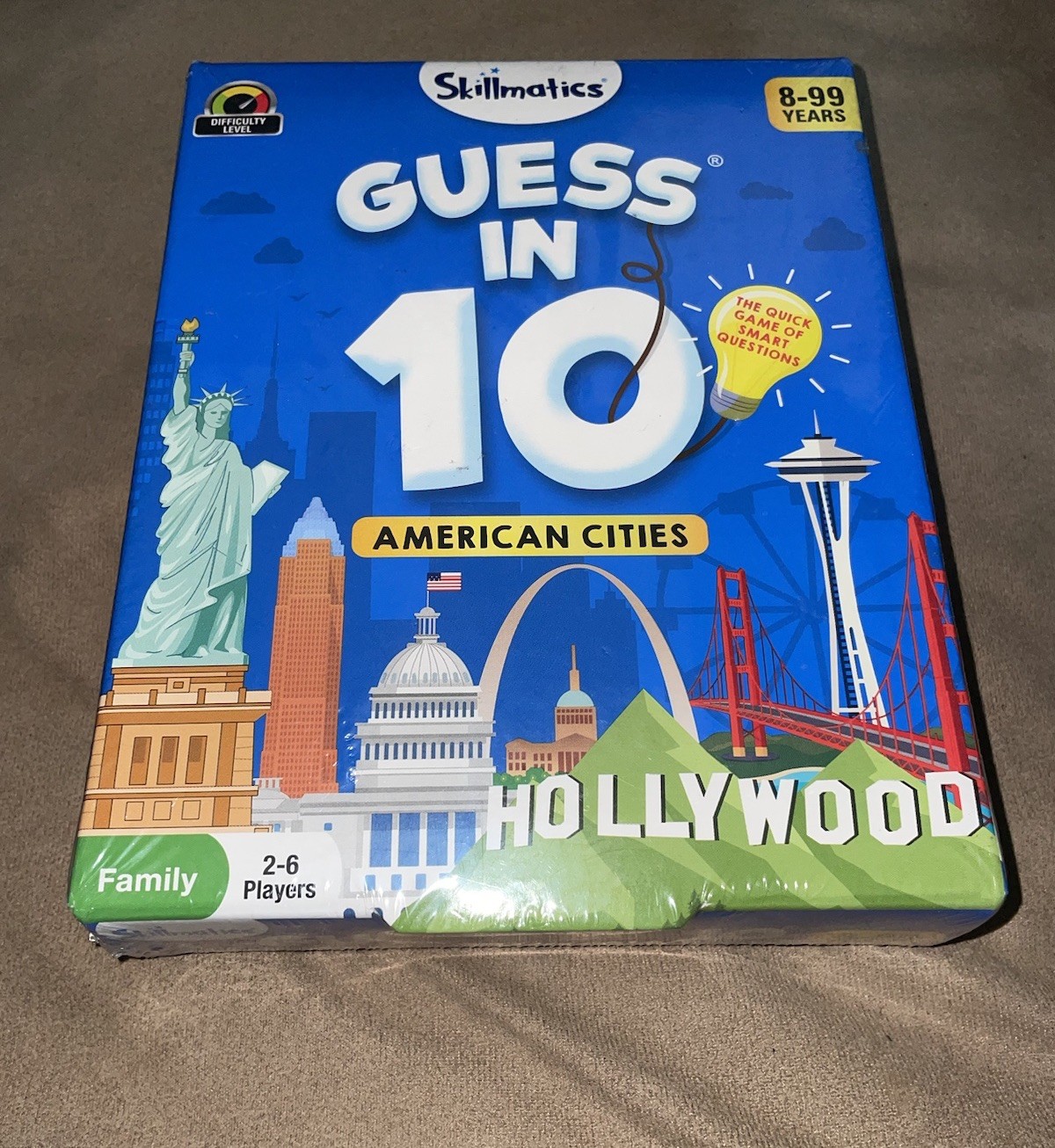 Skillmatics Guess in 10 American Cities Game New and Sealed