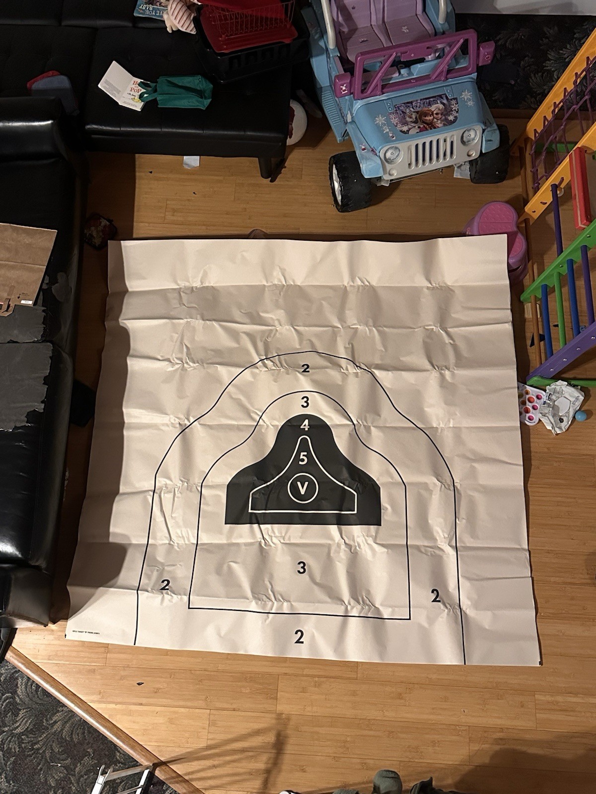 Appleseed Qualification Target (AQT) for sniper  1000 yards training 70”X 70” LG