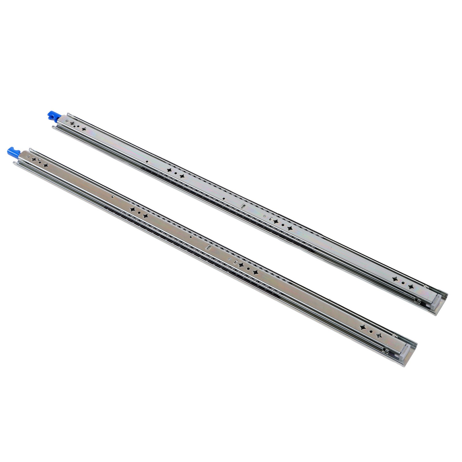 1 Pair Locking Drawer Slides 36 Inch Lock & Full Extension 250 lbs Load Capacity