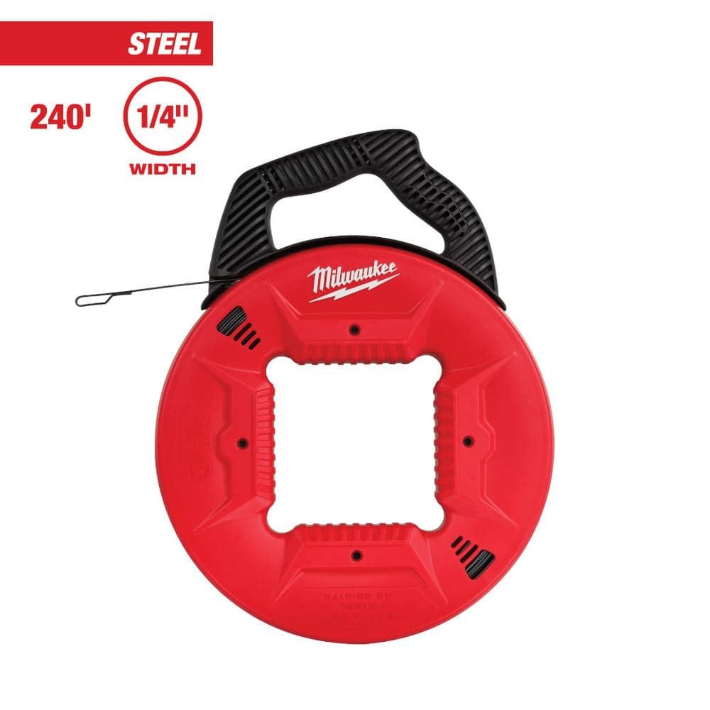 Milwaukee 48-22-4178 240' 1/8" Steel Fish Tape