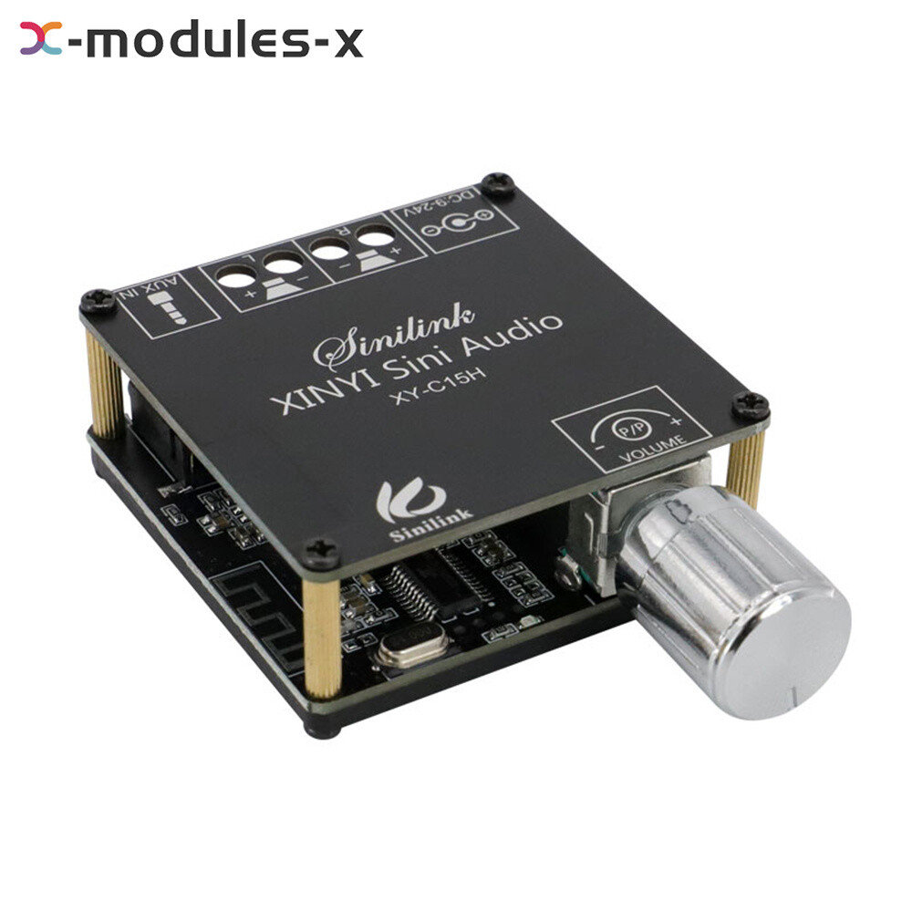 C15H 20Wx2 Bluetooth Wireless Audio Digital Power Amplifier Stereo Board + Shell