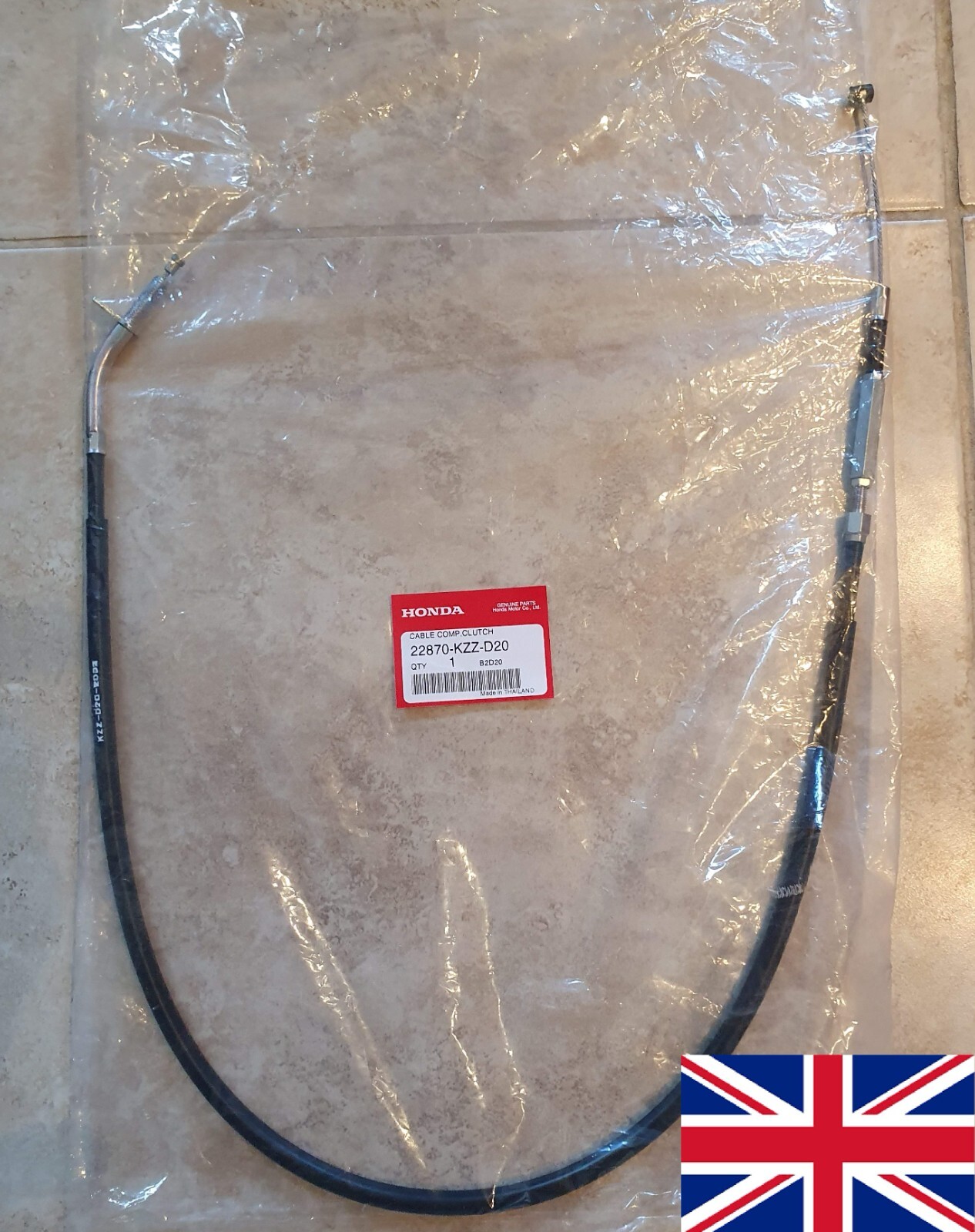 Honda Genuine Clutch cable - CRF250L/M (2012-20) [22870-KZZ-D20]