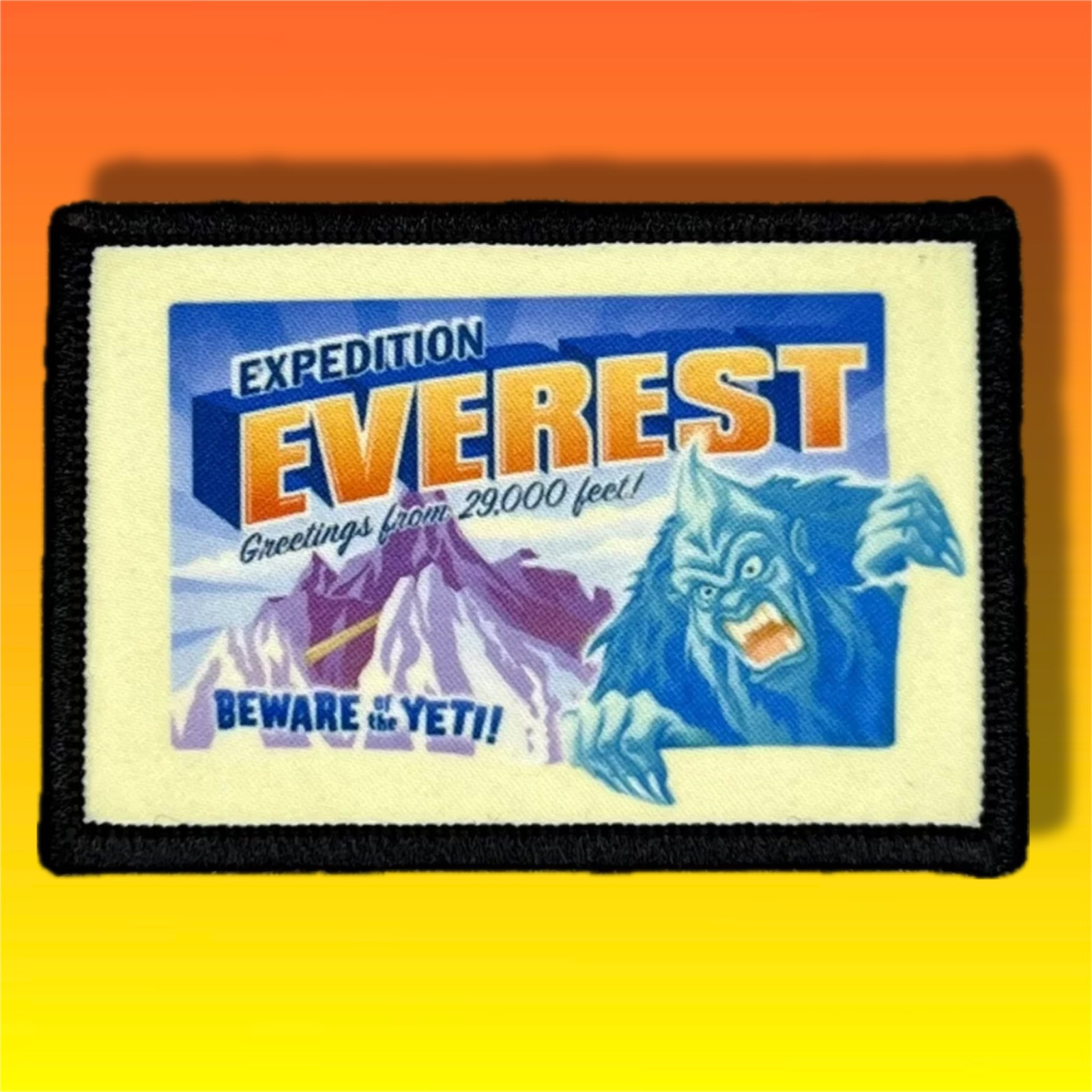 Expedition Everest (Disney - Yeti) Morale Patch / Military ARMY Tactical 340