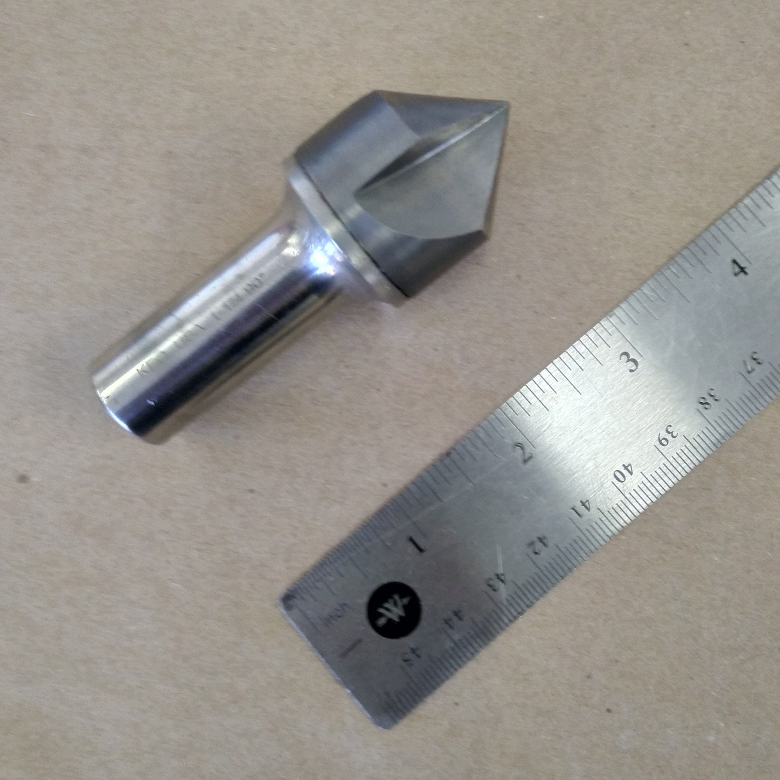 KEO USA 1-1/4" 90 DEGREE COUNTER SINK, 3 FLUTE, 3/4" SHANK DIA - IMPERFECTION