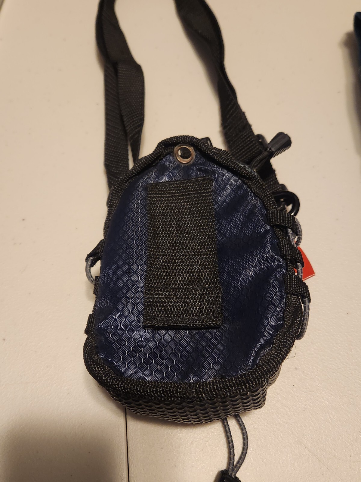 Samsonite Small Accessories Cycling Bag with Compass Zip Closure blue and black
