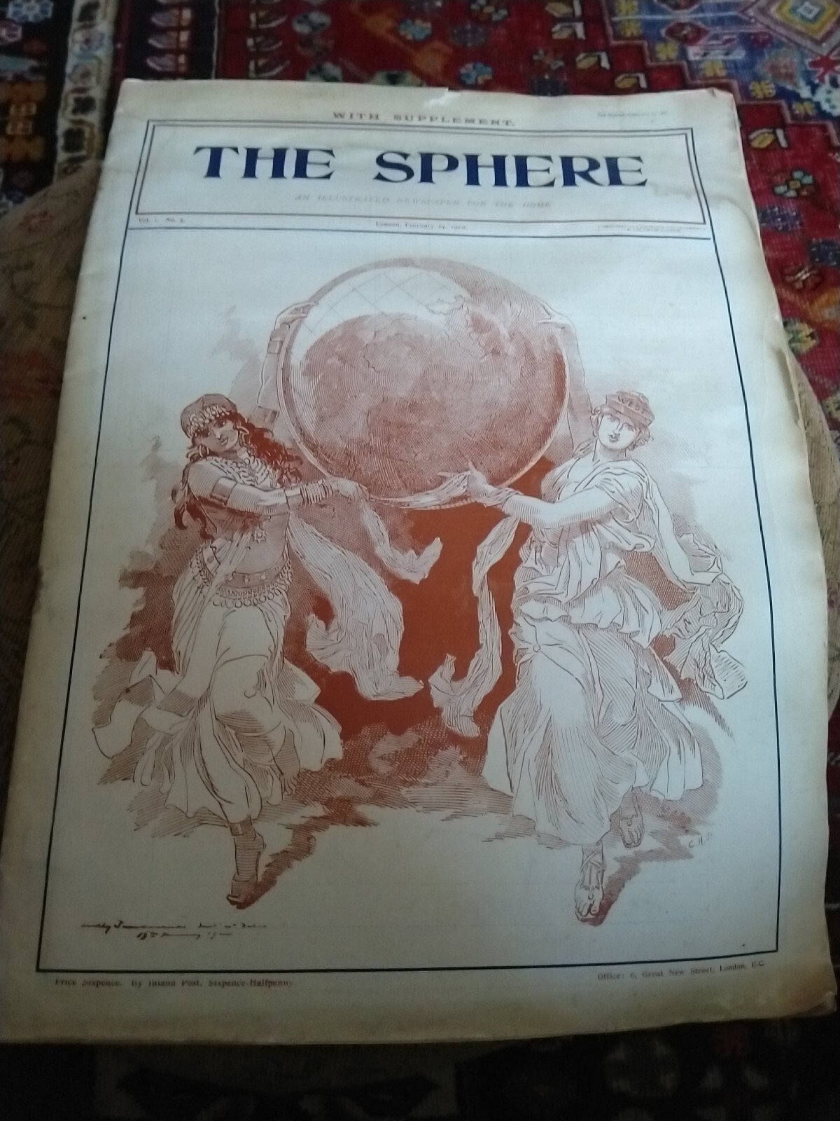 The Sphere Illustrated Newspaper 24/02/1900  Boer war, Spoon Kop