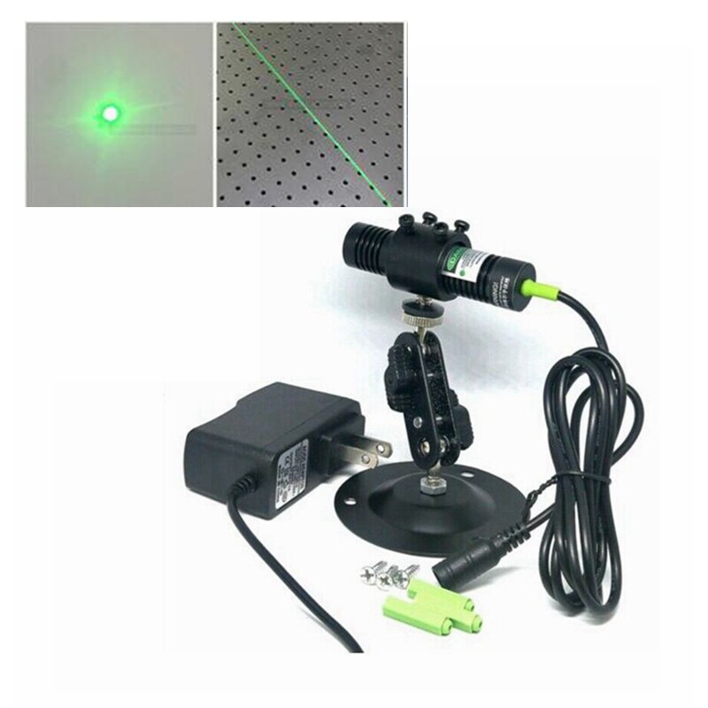 532nm 10mw/30mw/50mw Green Dot/Line Laser Diode Module 18x75mm DC5V