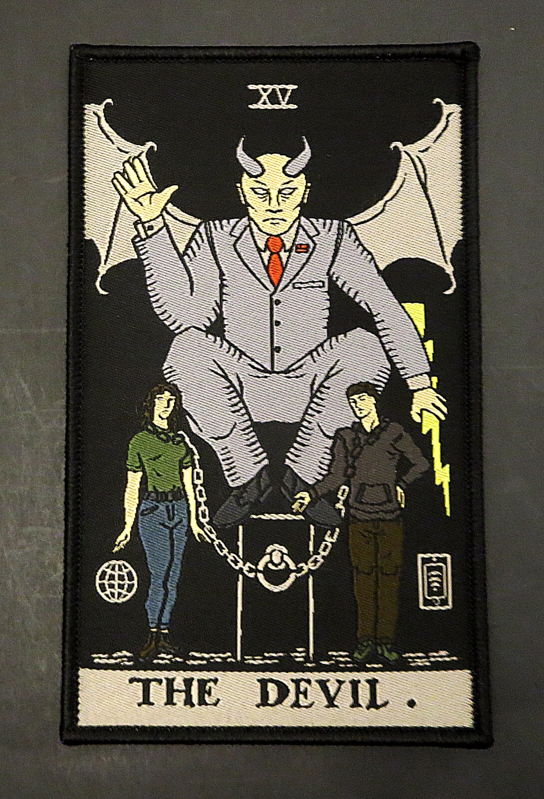 TASK FORCE DOOMER 'THE DEVIL' TAROT PATCH NEW TFD END FALL BCS WRMFZY FOG