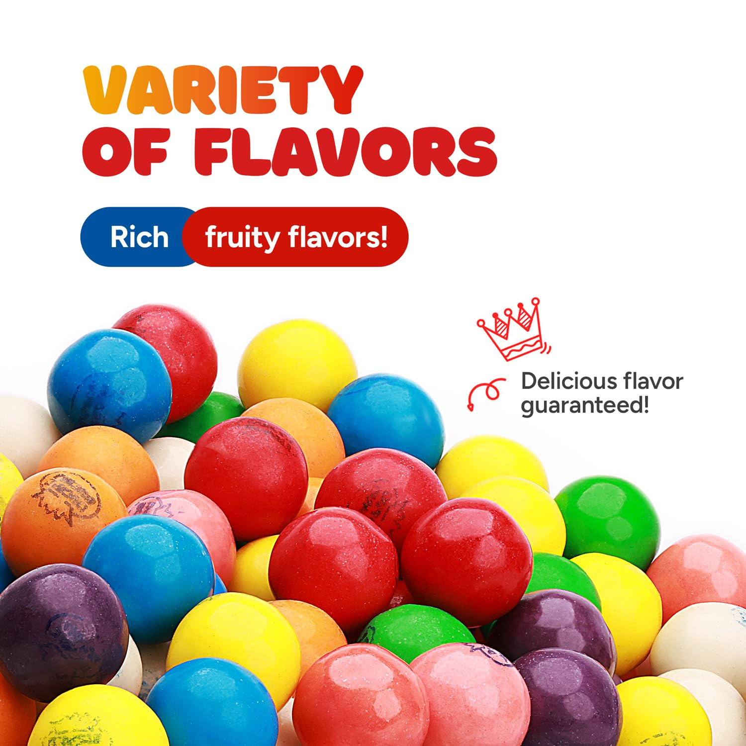 Gumballs for Gumball Machine Refill Bubble Gum 1Lb