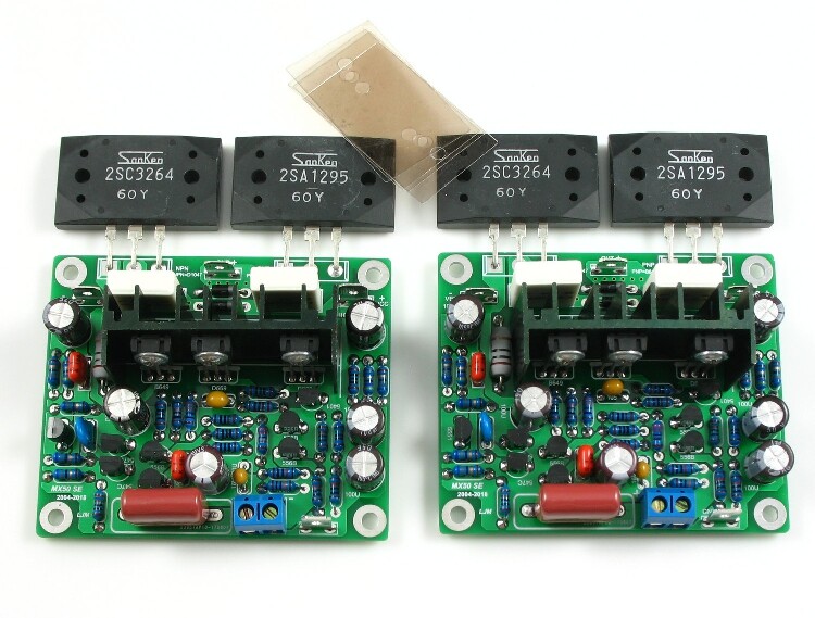 Assembeld MX50 Amplifier Board 2SA1295 2SC3264 100W+100W ( 2 Channle board)