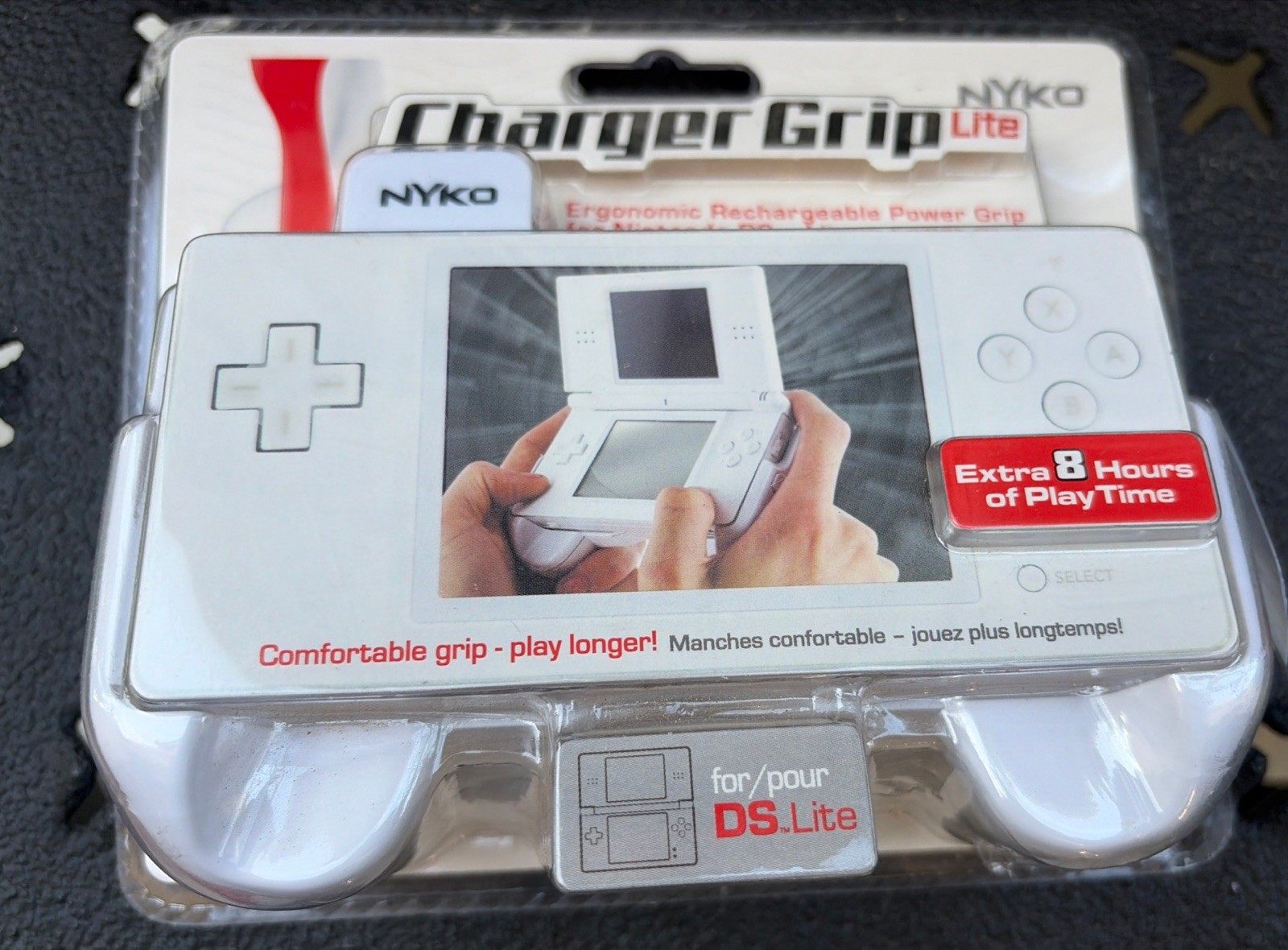 Nyko Charger Grip Lite Nintendo DS Lite Rechargeable Power Grip