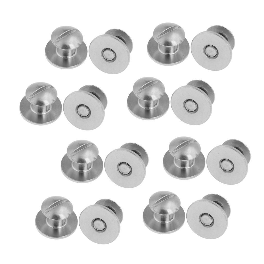 16 Packs Tech Scuba Diving BCD Backplate Pad Book Screws
