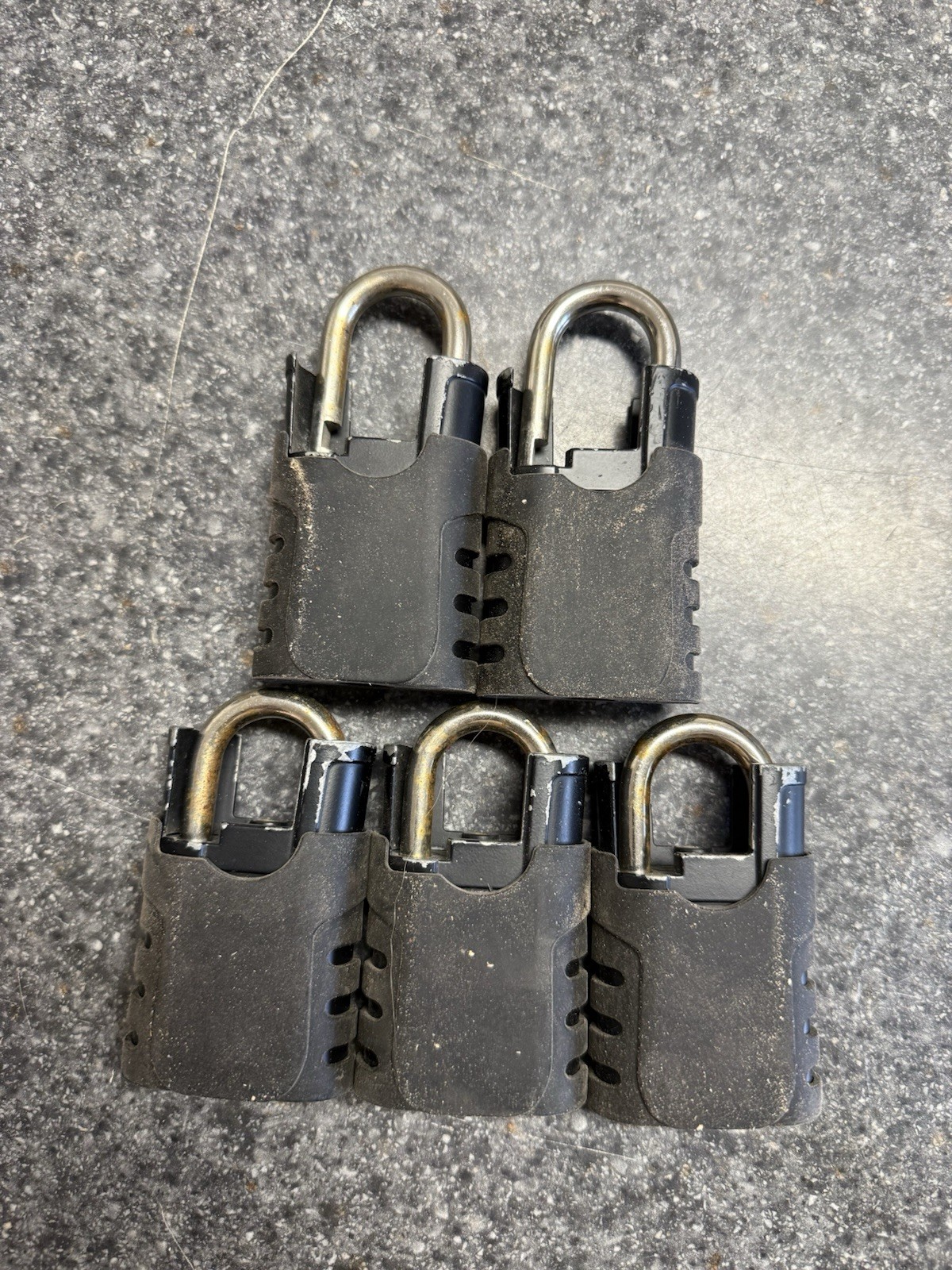 FJM Security SX-975 Combination Padlock Set of 5
