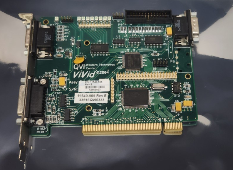 QVI Western Tech ViVid 11540-505 PCI Dual PORT Video Capture Card Rev E
