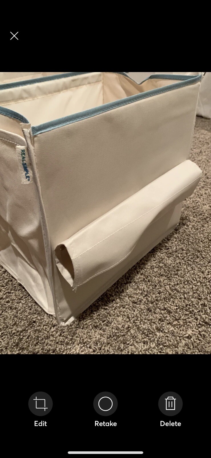 Real Simple Fabric Storage Bins