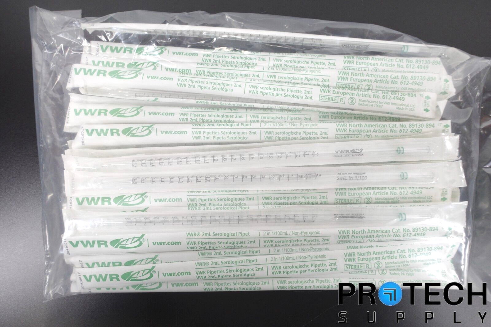 500/Case VWR 89130-894 2mL Disposable Serological Pipets SEALED