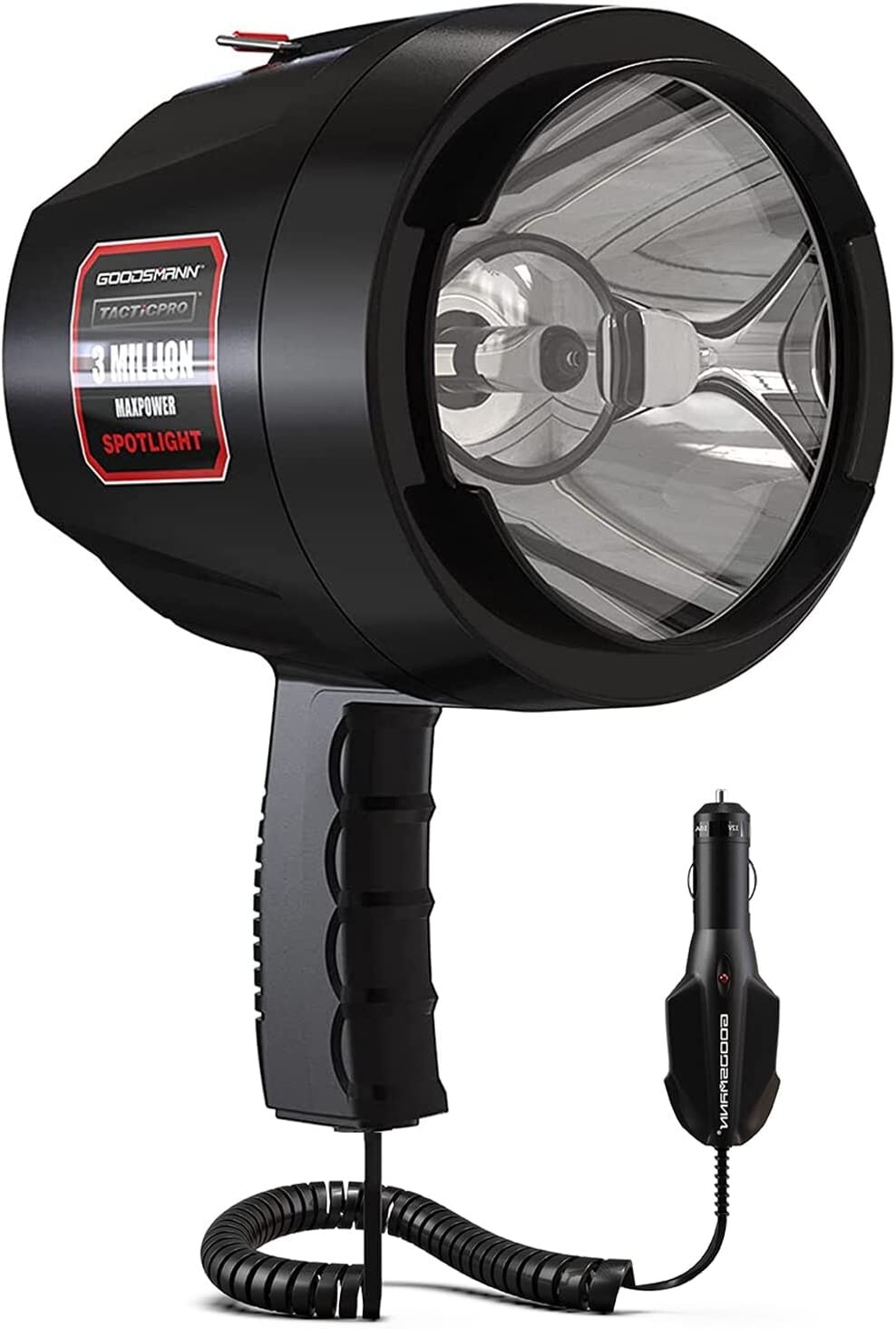 GOODSMANN Spotlight Corded Spot Lights For Boats 1200 Lumen Halogen 12V DC