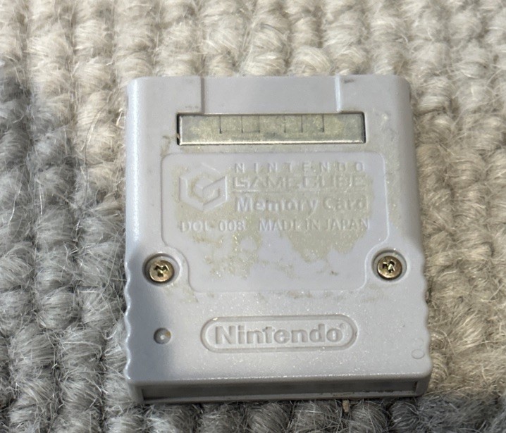 Nintendo GameCube 59 Blocks 4 mb Memory Card Dol-008 OEM